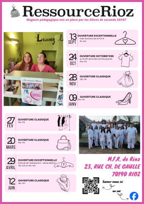 Ouverture RESSOURCERIOZ !