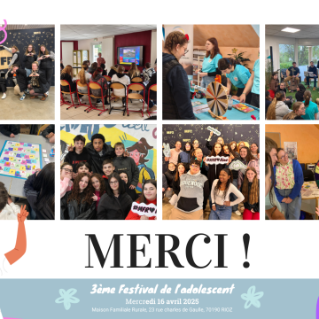 FESTIVAL de l'Adolescent 2025 - 3ème édition